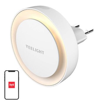 Yeelight YLYD11YL nakts lampa ar sensoru rozetei Balta