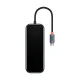 Baseus Hub Adapter 4w1 USB-C na 4xUSB 3.0 (Dark Grey)