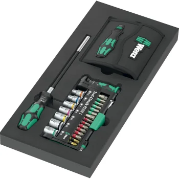Foam Insert with Tool Set Wera 9750 KK Tool-Check PLUS, 57 Pieces