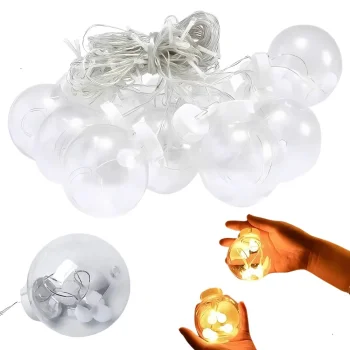 Ziemassvētku Aizkars, Virtene, Lampiņas, 138 LED, IP44, Silti Balts