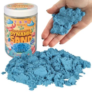 TUBAN Кинетический Песок в Банке 1 кг, Синий | Kinetic Magic Sand Purple