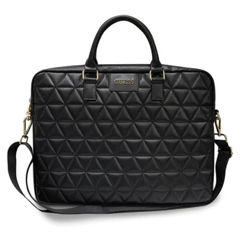 Сумка для ноутбука Guess Quilted 16", черная