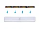 Self-Adhesive LED Light with Motion and Twilight Sensor, Silver