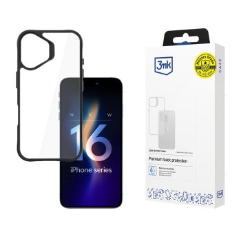 Apple iPhone 16 6.1'' 3MK Satin Armor Case+ Case Cover, Transparent | Telefona Maciņš Vāks Apvalks Bampers