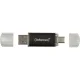 USB-флешка Intenso Twist Line 256GB USB 3.2 USB-C и USB-A, антрацит