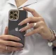 Telefona vāciņš Samsung Galaxy A12 5G Fashion Case, caurspīdīgs ar zelta rāmi