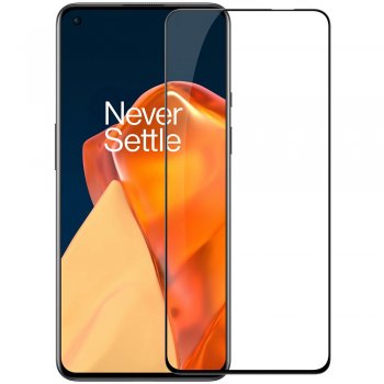 OnePlus 9 Nillkin CP+PRO Full Coverage Tempered Glass with Frame + Camera Glass, Black | Ekrāna Aizsargstikls +...