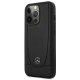 Mercedes iPhone 15 Pro Max vāciņš Leather Urban Line, melns
