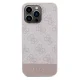 Guess 4G Stripe Collection futrālis iPhone 15 Pro Max - rozā krāsā | case for pink