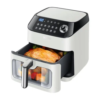 Leacco AF020 Air Fryer 4.5L 1050W White