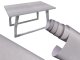 Self-Adhesive Brushed Metal Vinyl Wrap Roll, Grey, 1.52x30 m
