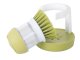 Dishwashing Brush with Soap Dispenser and Stand, Green