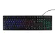 Игровая клавиатура с LED подсветкой, черная