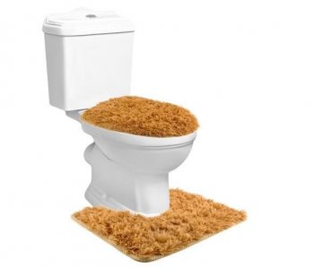 Vannas Istabas Paklāju Komplekts 3 gab., Brūns | Bathroom Rugs Mats Carpets Set
