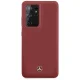 Чехол Mercedes для Samsung Galaxy S21 Ultra Silicone Line, красный