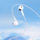QCY LH1 In-Ear Wired Headphones with Remote and Microphone 1.15m - White