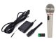 Wireless and Wired Microphone AG100A, Silver