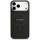 Чехол Guess Saffiano Classic Logo MagSafe для iPhone 17 Pro Max / 18 Pro Max, черный
