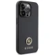Guess 4G Strass Metal Logo vāciņš Apple iPhone 15 Pro melns