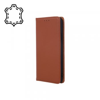 Samsung Galaxy A14 5G (SM-A146) / 4G (SM-A145F/DSN) Genuine Leather Cover Case, Brown | Чехол для...