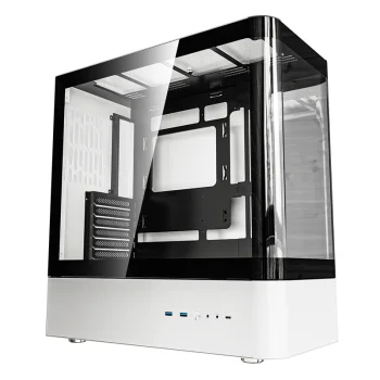 Datora korpuss Darkflash HM1 Midi Tower ATX Melns un balts