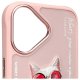 Чехол Nimmy Glasses Cool Cat для iPhone 16, Розовый