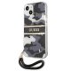 Guess iPhone 13 vāciņš Camouflage Melns
