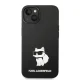 Karl Lagerfeld Silicone Choupette MagSafe vāciņš iPhone 14 Plus, melns