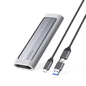 Внешний корпус Orico AXM2F-V1 M.2 SATA NGFF USB-C, серый