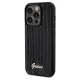 Guess iPhone 14 Pro vāciņš Sequin Script Metal, melns