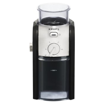 Кофемолка Krups GVX242 черная/серебристая