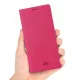 Huawei P Smart Z / Y9 Prime 2019 VILI DMX Cross Texture Leather Wallet Cover Case, Rose | Vāks Maciņš Maks...