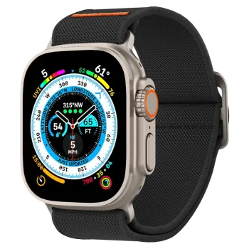 Spigen Fit Lite Ultra Strap for Apple Watch 42/44/45/49mm, Black