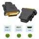 Apzeltīts DVI uz HDMI adapteris, DVI-D tēviņš uz HDMI mātīte