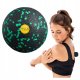 4FIZJO Massage Motion Ball for Physical Therapy, Muscle Relaxation, Rehabilitation - 8cm, Black/Green