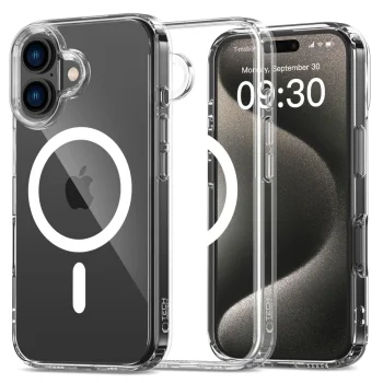 Чехол Tech-Protect для iPhone 16 FlexAir Hybrid MagSafe, прозрачный