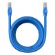 Baseus высокоскоростной Cat 6 RJ-45 1000Mb/s Ethernet кабель 5м круглый - синий