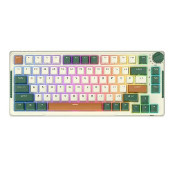 Royal Kludge RKH81 LED RGB Беспроводная механическая игровая клавиатура, Sky...