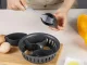 2-in-1 Egg Cooking Insert & Steamer Basket for Food Processor, Holds 6 Eggs, Grey