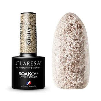 Гель-лак для ногтей Claresa Glitter 3, 5 г