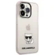 Karl Lagerfeld vāciņš iPhone 14 Pro 6.1\" Choupette Body KLHCP14LCTTRI, rozā