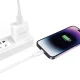 Кабель Dudao L2sL USB-A - Lightning 6A 1.2м, белый