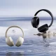Dudao X22 Max bezvadu uzliekamās Bluetooth austiņas ar ANC, melnas