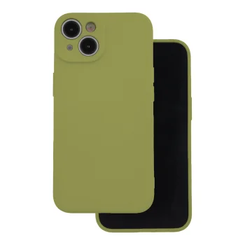 Apple iPhone 16 Pro 6.3'' Matt Silicone Color Case Cover, Olive | Silikona Vāciņš Maciņš Apvalks Bampers