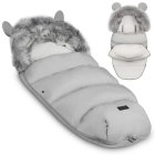 Pelēks guļammaiss bērnu ratiņiem, ragaviņām Elmi Ricokids | Sleeping Bag for Stroller