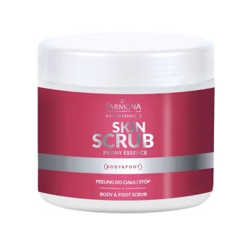 Farmona Skin Scrub Peony Essence ķermeņa un pēdu pīlings, 500 g