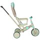 Bērnu Trīsritenis Ratiņi Tricikls TRIKE FIX V4, Pelēks-Zils | Kids Baby Trolley Bike Tricycle Stroller Buggy