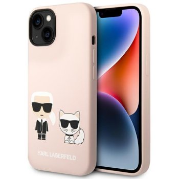Чехол Karl Lagerfeld KLHMP14MSSKCI Silicone MagSafe для iPhone 14 Plus, Розовый