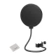 Neewer Microphone Pop Filter 40036394EU B-3 with Flexible Arm, Black