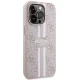 Guess 4G MagSafe futrālis iPhone 15 Pro Max ar apdrukātu svītru apdruku - rozā krāsā | Printed Stripes case for...